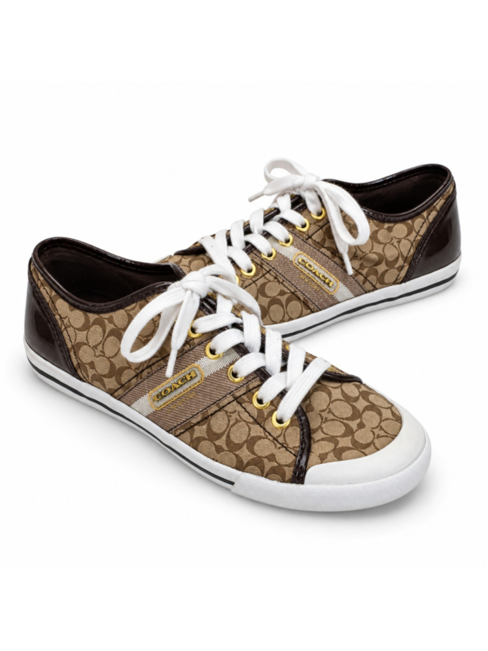 Coach Francis Vintage Canvas Shoes Women’s Size 8B Cushioned Designer